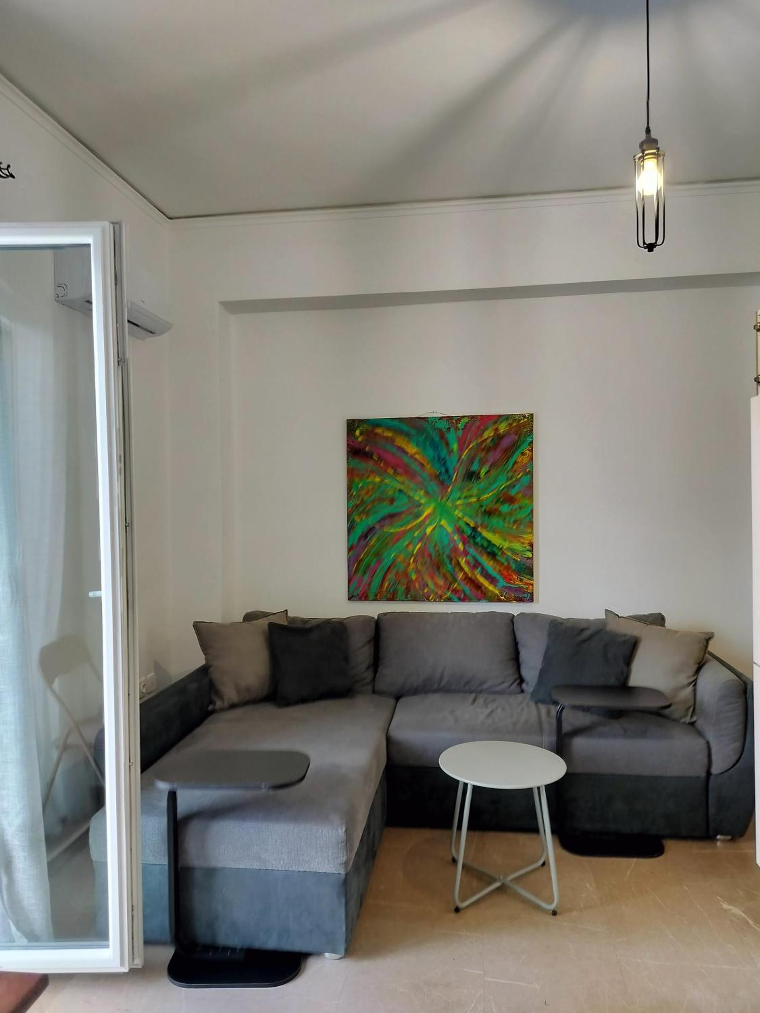 Cozy Central Flat In Pyrgos Near Olympia Bagian luar foto